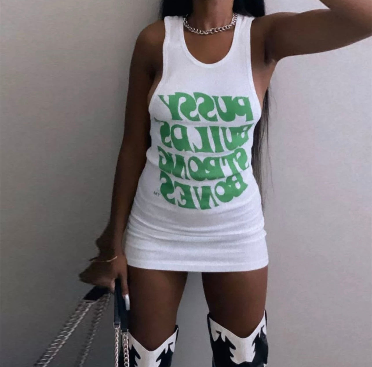 Strong bones tshirt dress